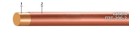 Кабель ПЭТ-200-2 1,25