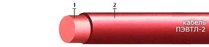 Кабель ПЭВТЛ-2 0,77